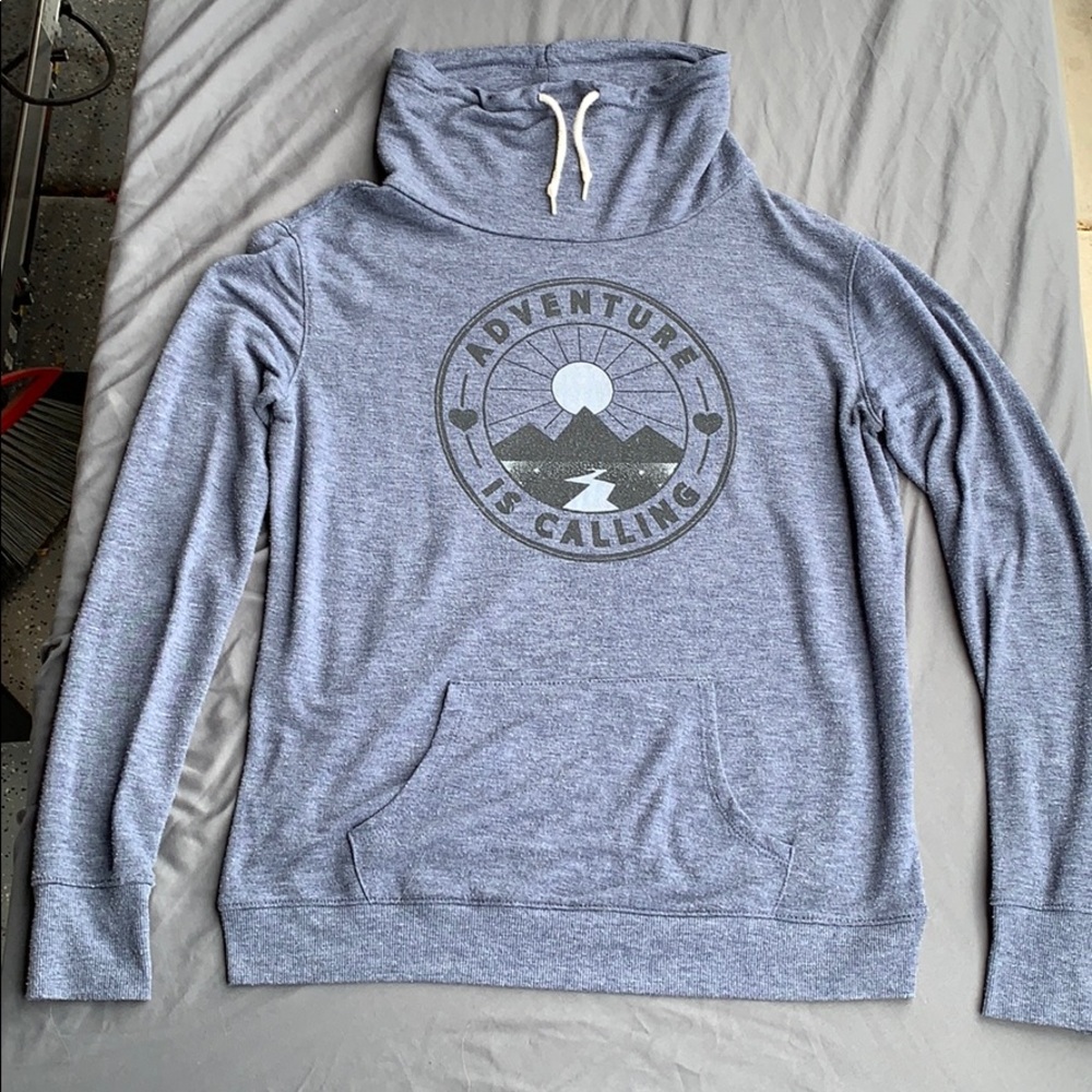 An Original By WELL WORN Los Angeles - Blue Hoodie